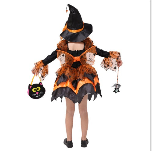 Halloween Kids Costume Witch Princess Dress - Discount Halloween City