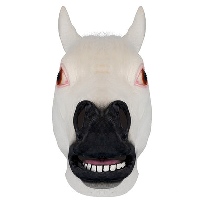 Halloween Latex Mask Animal Horse Head - Discount Halloween City