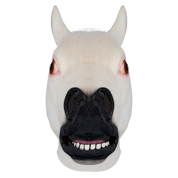 Halloween Latex Mask Animal Horse Head - Discount Halloween City
