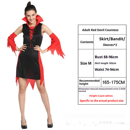 Halloween Costume Witch Vampire Dress-up Party | Indoor Decorations | Costumes - Decorations