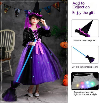 Halloween Performance Costume Girls' Luminous Dress | Hats | Costumes - Accessories