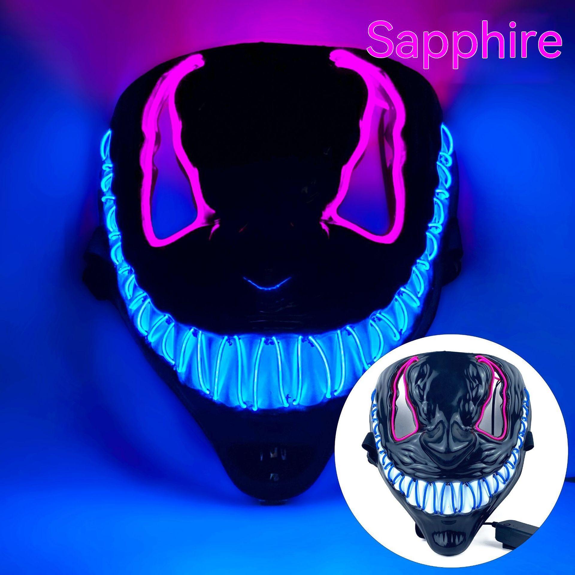 Halloween Horror LED Luminous Mask Dance Party - Discount Halloween City