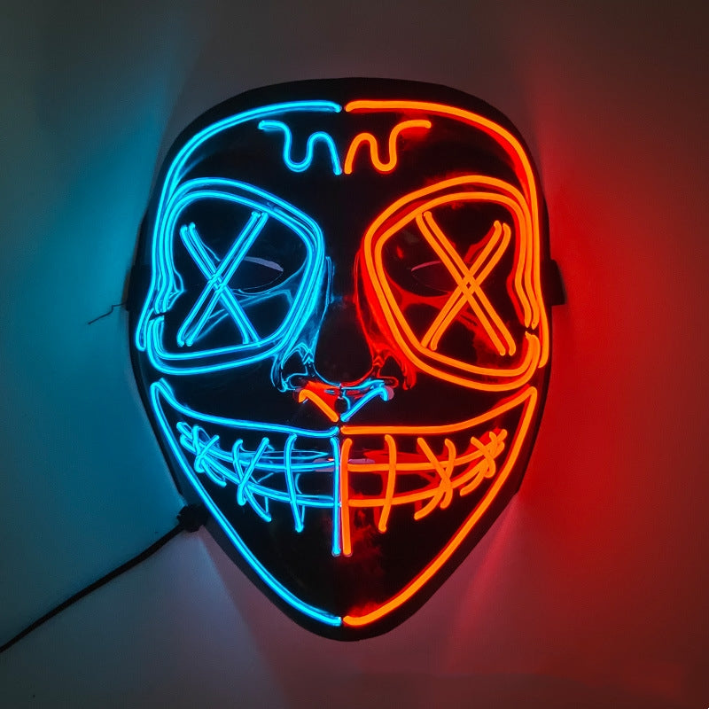 Halloween EL Horror Full Face Glow Mask - Discount Halloween City