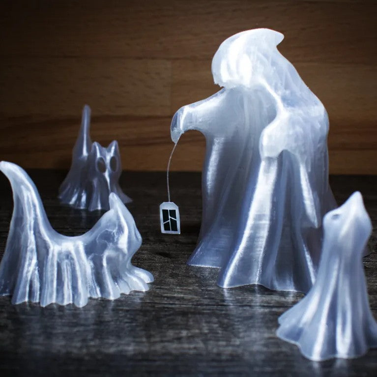 Halloween Ghost Cat Trio Desktop Decoration Ghost Dog - Discount Halloween City