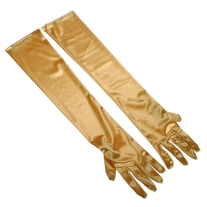Women's Satin Stretch Gloves - alternate view 19