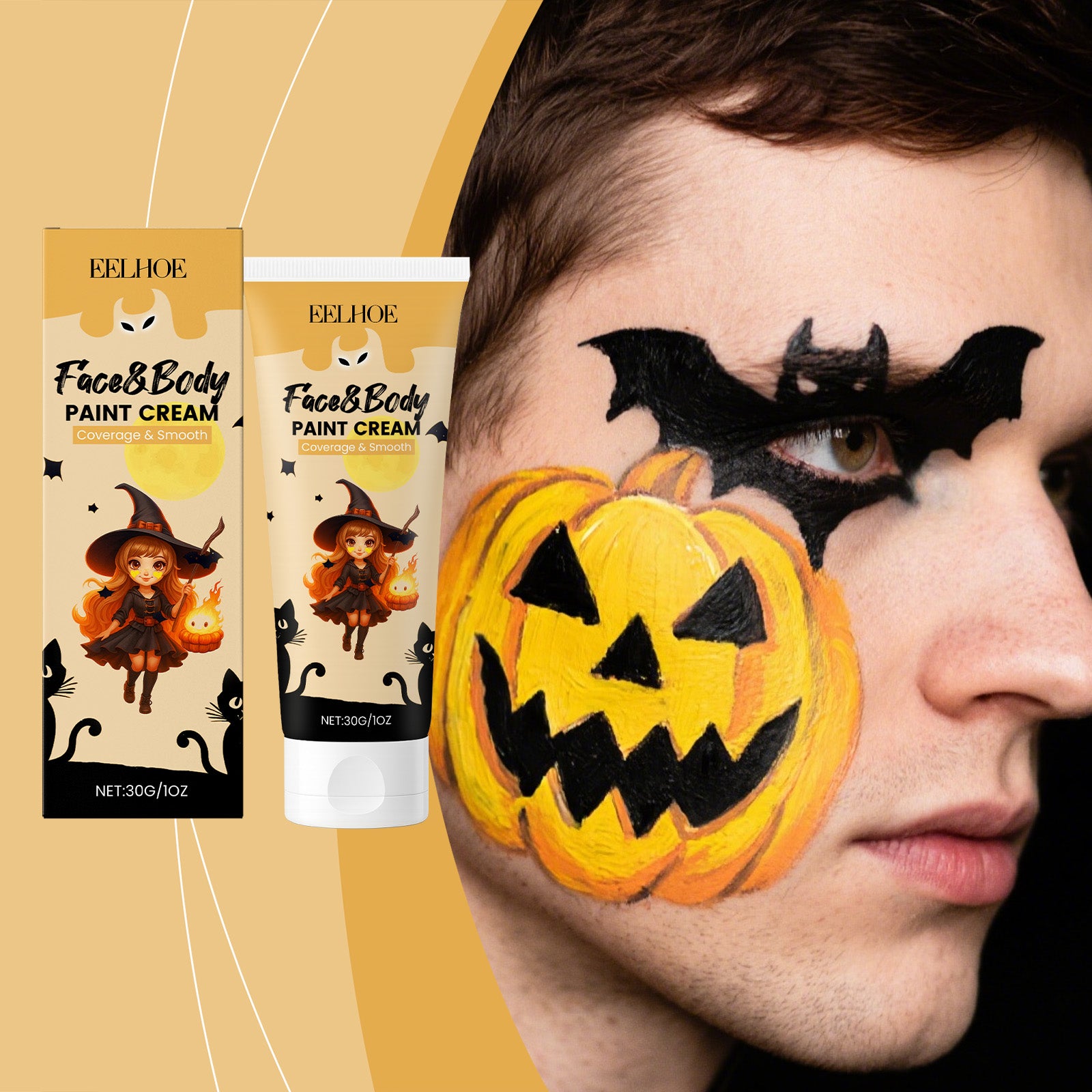 Halloween Face and Body Paint Cream 30g - View 6