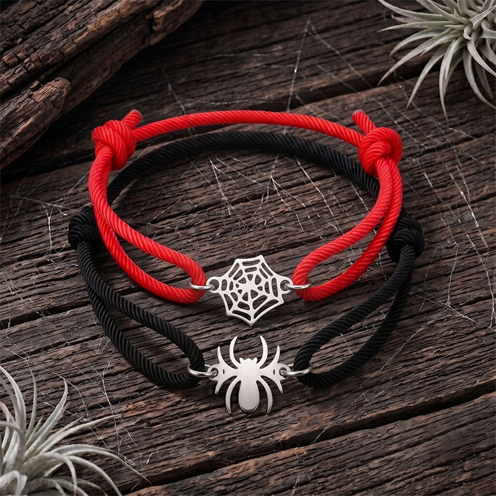Couples Gothic Bracelet Set for Black White - alternate view 5