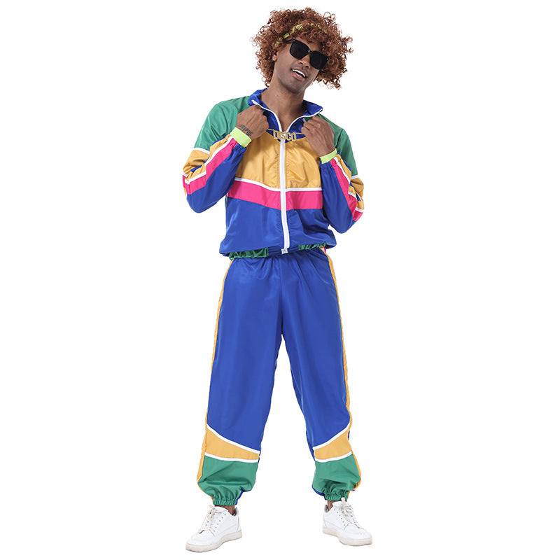 Halloween Retro Disco Baseball Uniform Costume - Discount Halloween City