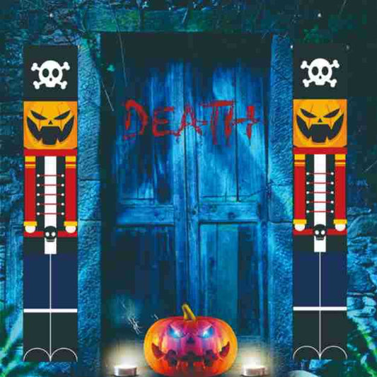Halloween Soldier Model Nutcracker Banner Couplet - Discount Halloween City