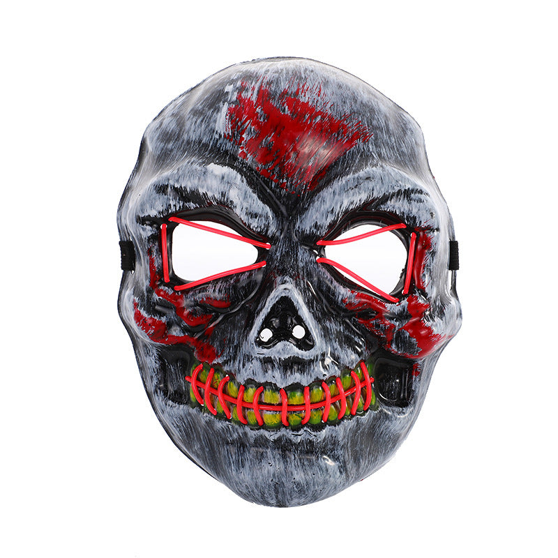 Halloween Horror Skull Led Luminous Mask - Discount Halloween City