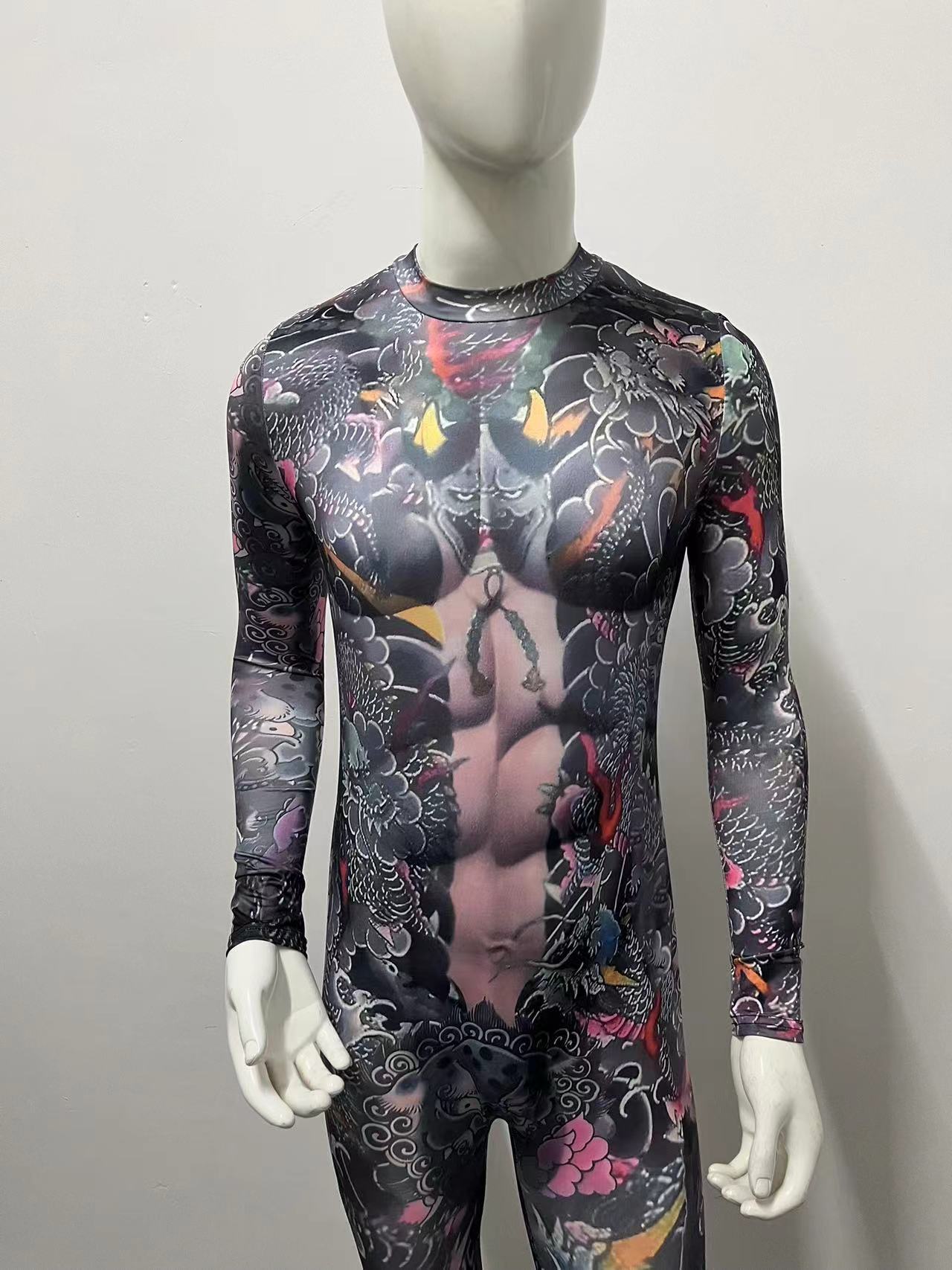 Halloween 3D Animal-print Bodycon Jumpsuits for Adults - Discount Halloween City