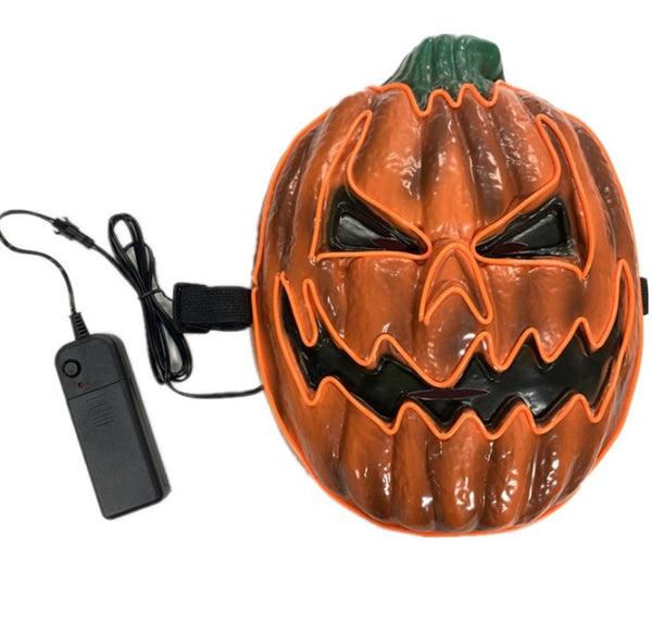 Pumpkin LED Purge Halloween Mask - Discount Halloween City