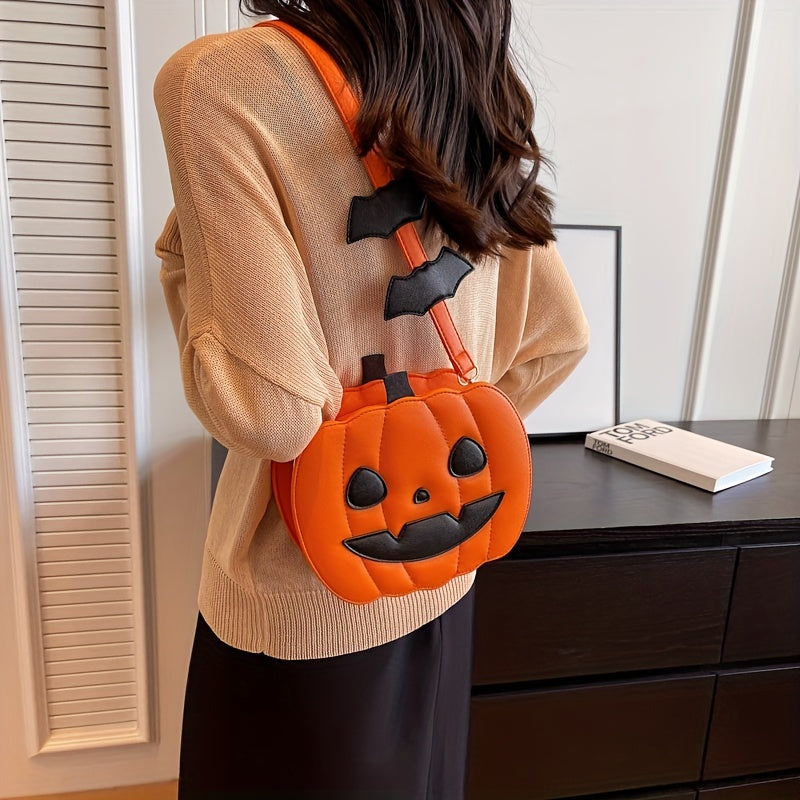 Halloween Pumpkin Crossbody Shoulder Bag