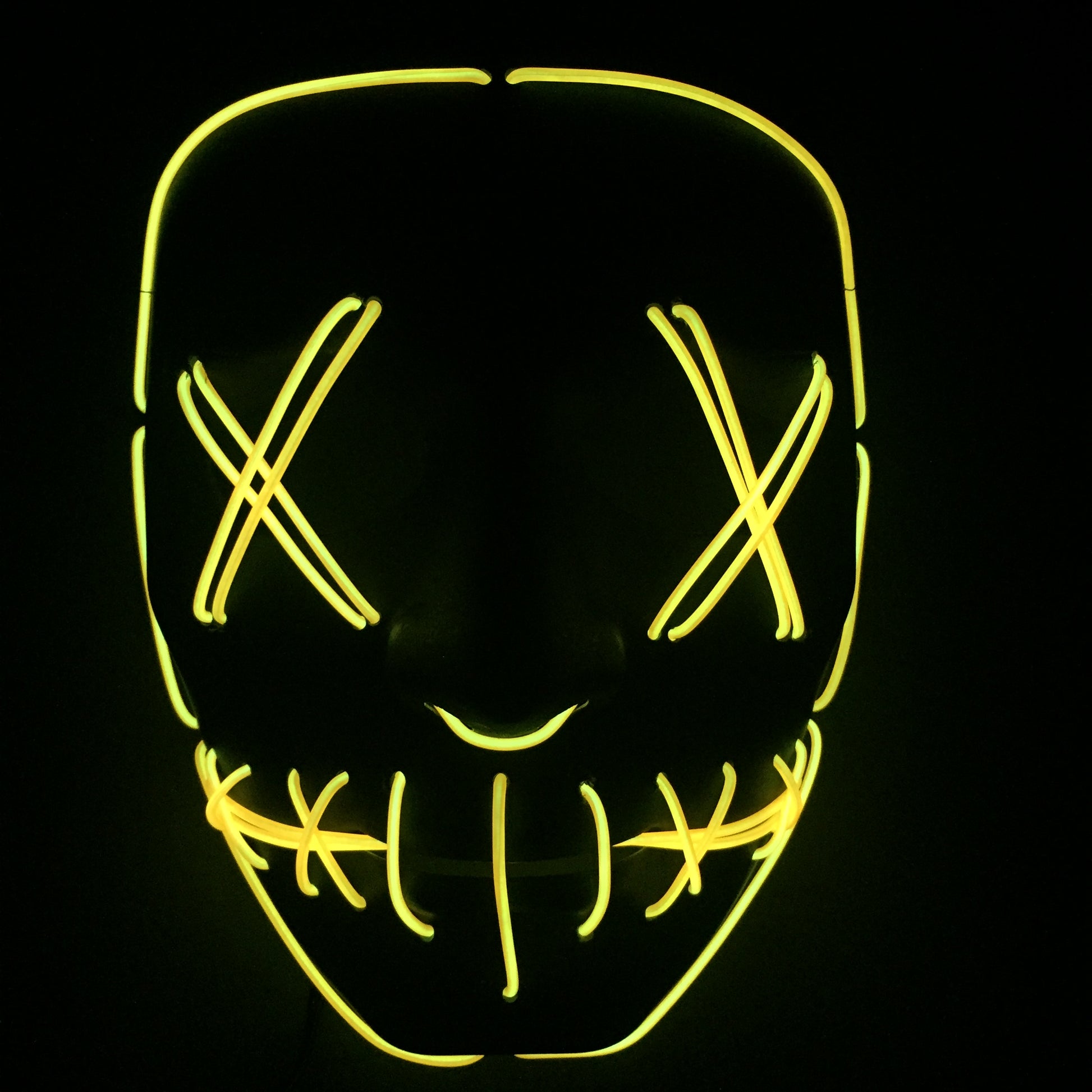 Halloween Led Glowing Full Face Mask - Discount Halloween City
