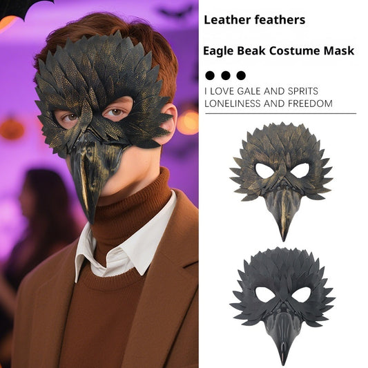 Halloween Delicate Bird Mouth Mask Masquerade - Discount Halloween City