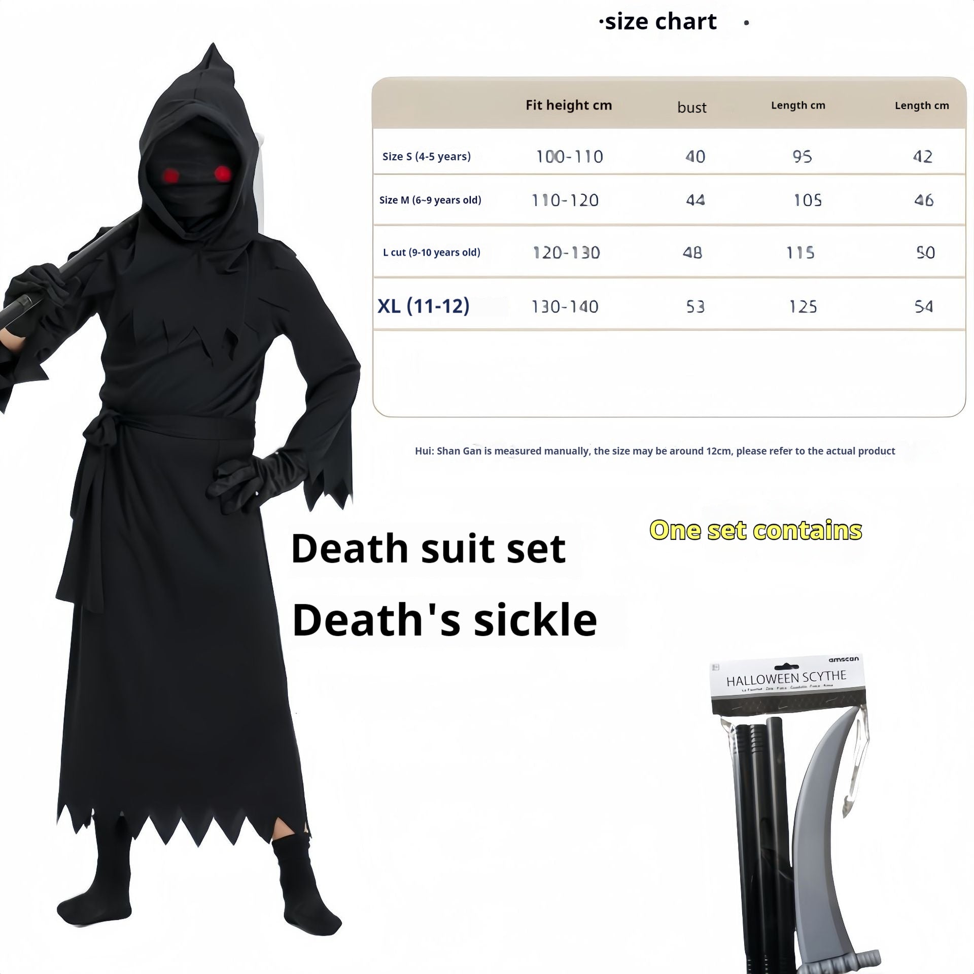 Kids's Halloween Cos Costume Death Costume Costumes - Discount Halloween City