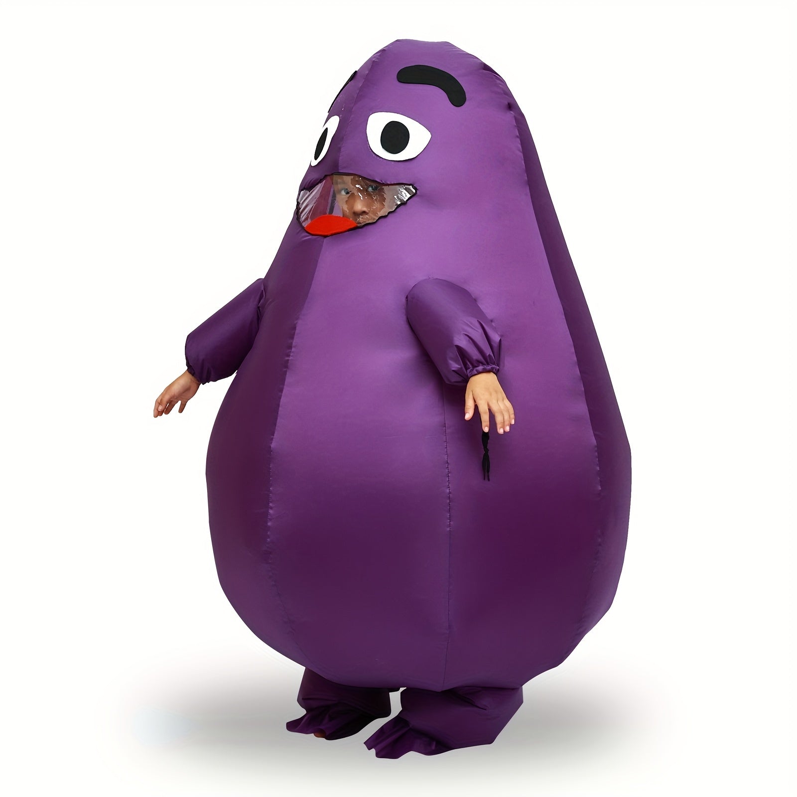 Cartoon Potato Halloween Costume with Glasses-1