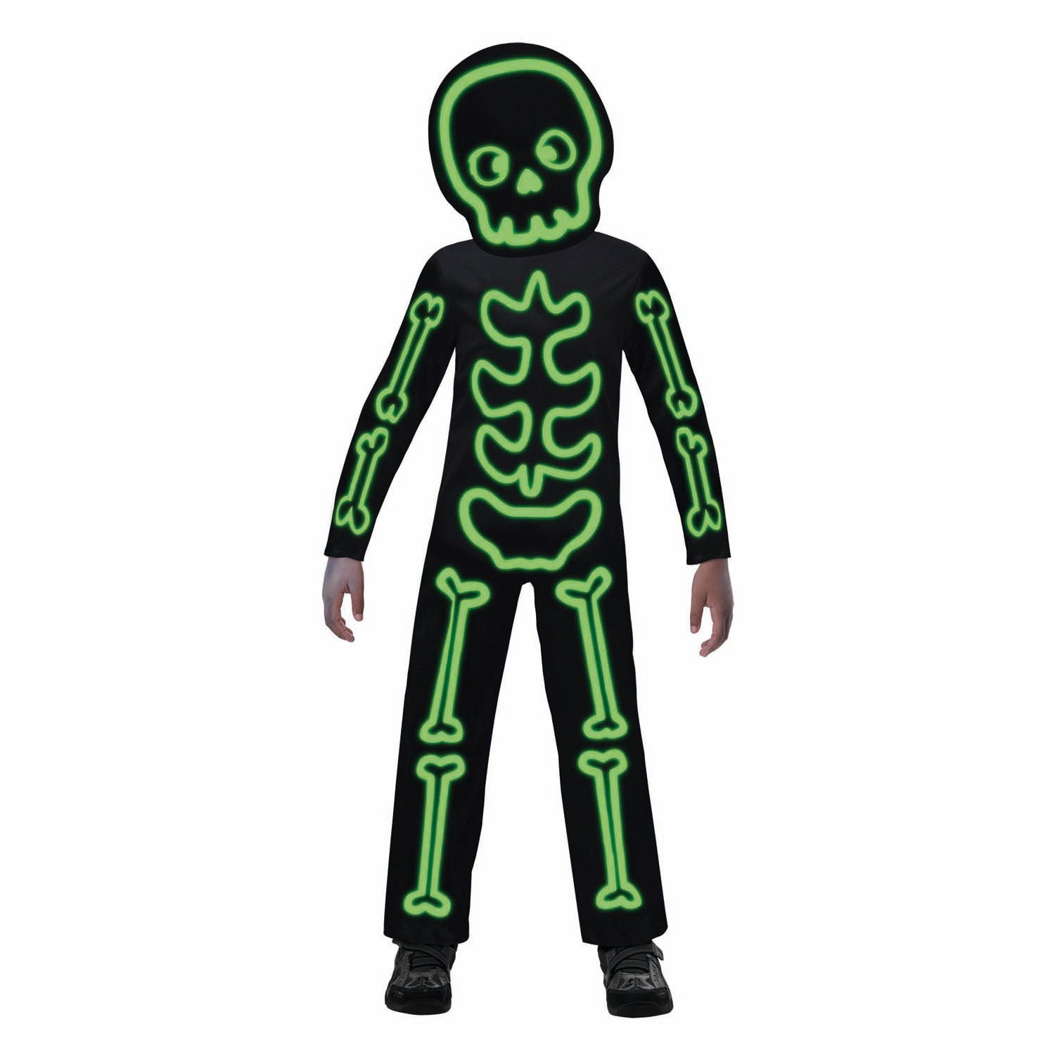 Kids costume glow in the dark skeleton - 4-6 years-0