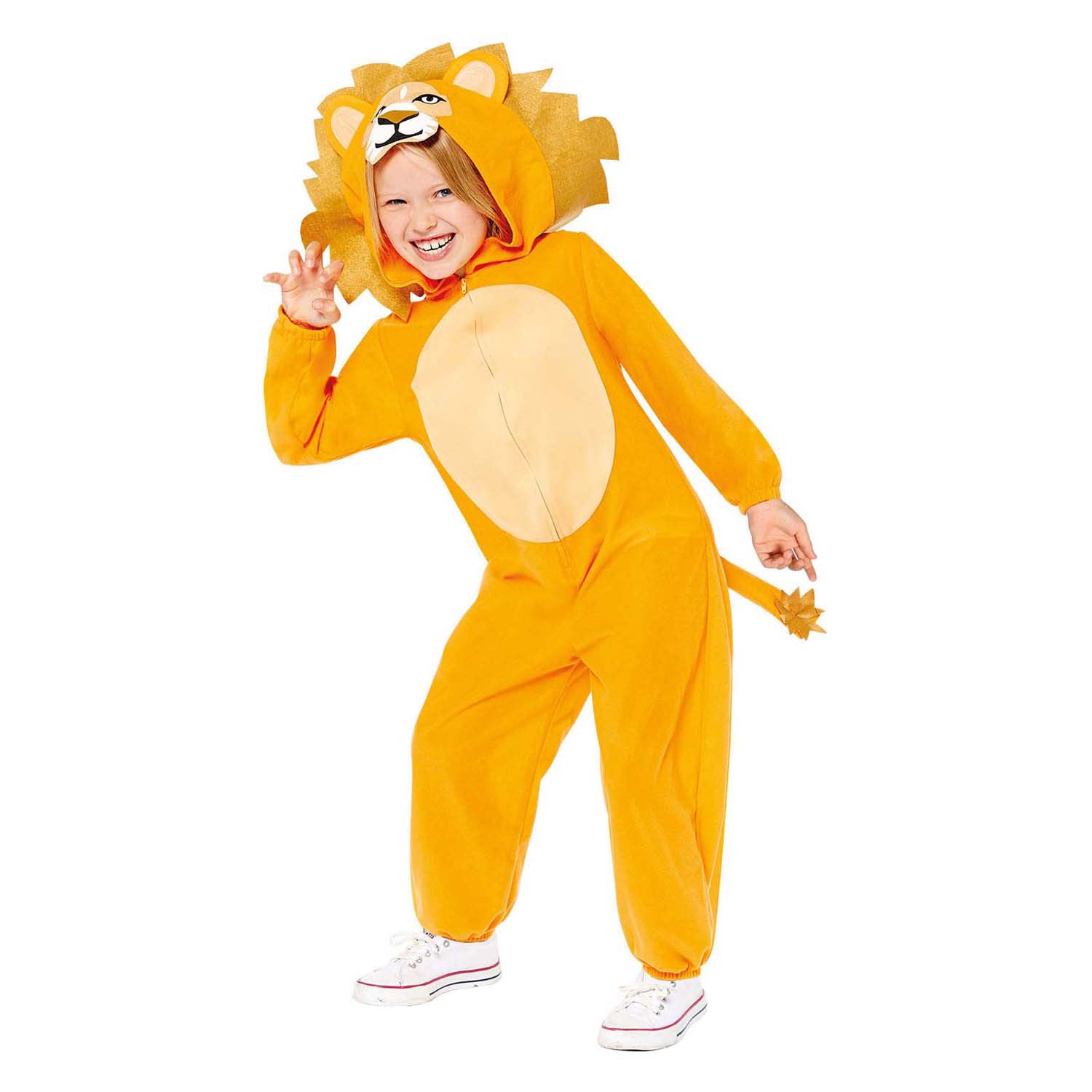 Kids lion onesie costume - 3-4 years-0