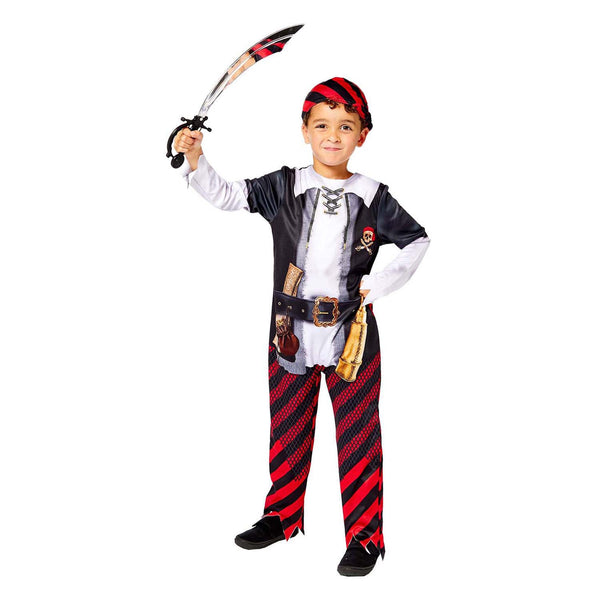 Kids' Pirate Halloween Costume - Ages 3-4