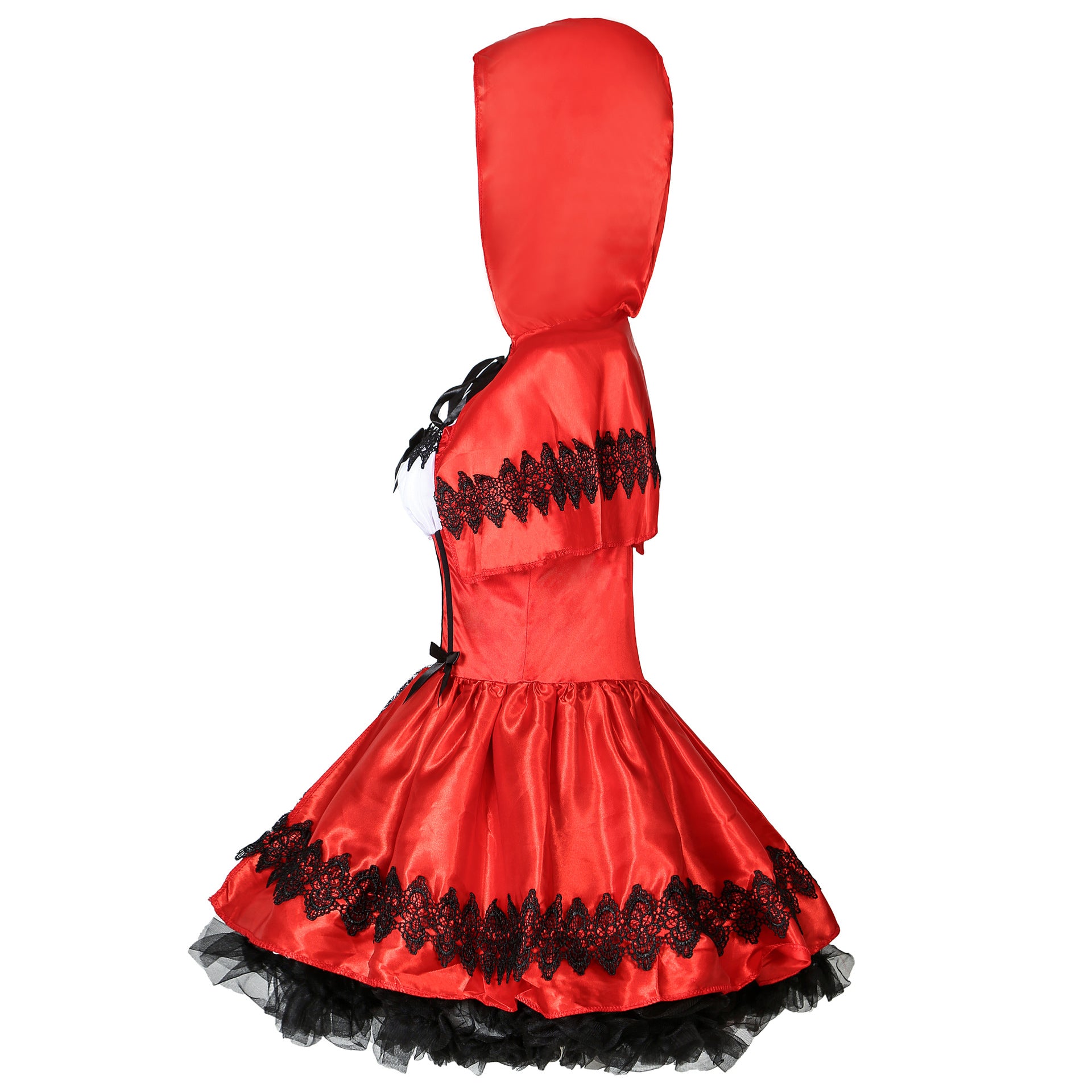 Halloween Costume Little Red Riding Hood Cosplay Suit - Discount Halloween City