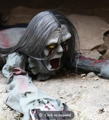 Scary Crawling Doll Prop - alternate view 3