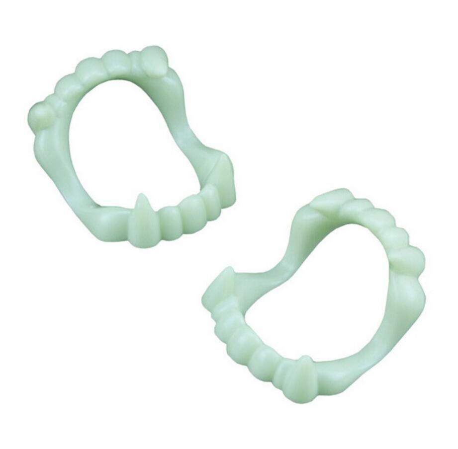 Supplies Horror Vampire Luminous Dentures Prop - alternate view 4