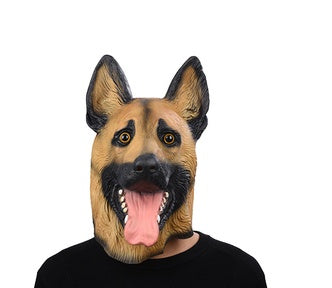 Halloween Masks Cartoon Men's and Women's Horror Dance Adult Cos Latex Mask Caps Animal Police - Discount Halloween City