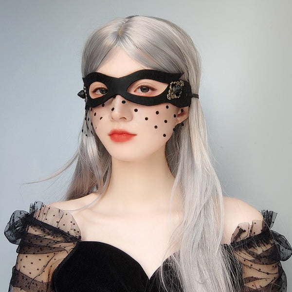 Halloween Masquerade Carnival Party Costume Props Half Face - Discount Halloween City