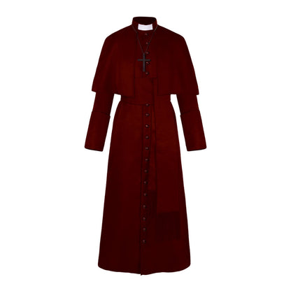 Halloween Priest Medieval Retro Costume - Costumes