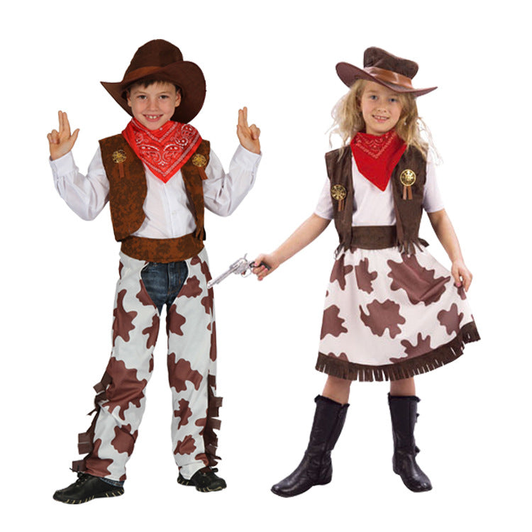 Kids' Boys and Girls Cowboy Christmas s Cowboy Costume - alternate view 4