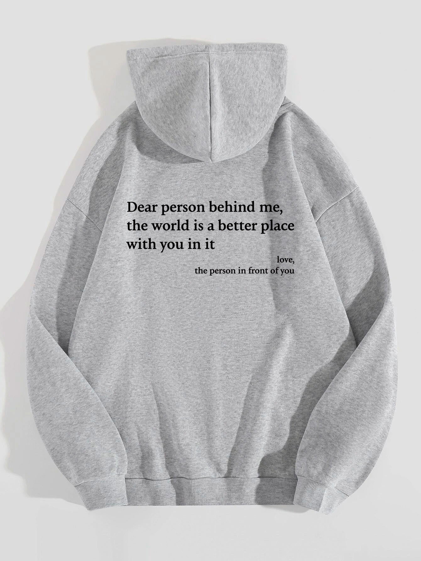 Dear Person Behind Me the World Is a Better Place - Discount Halloween City