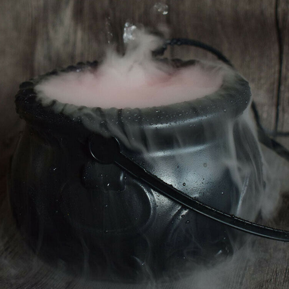 Halloween Witch Pot Smoke Machine LED Humidifier Color - Discount Halloween City