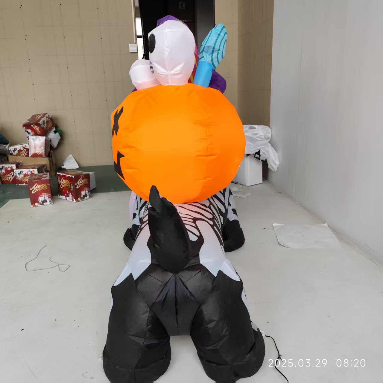 Skull Dog Inflatable Model Halloween Pumpkin Ghost - Discount Halloween City