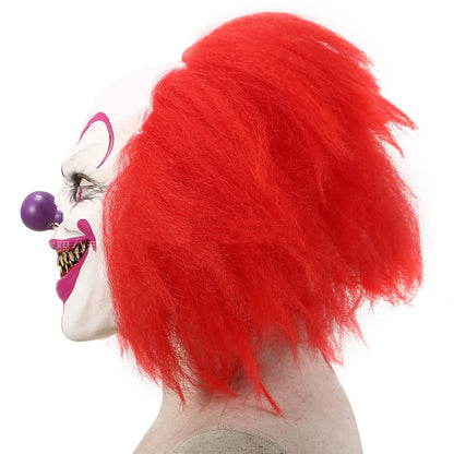 Horror Script Kill Halloween Clown Mask Headgear - Discount Halloween City