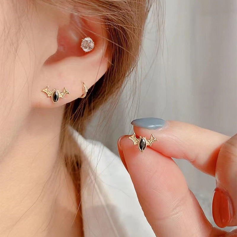 Women's Bat Vintage Earrings - alternate view 4