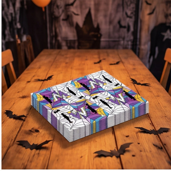 40 Napkins for Spooky Parties and Fall