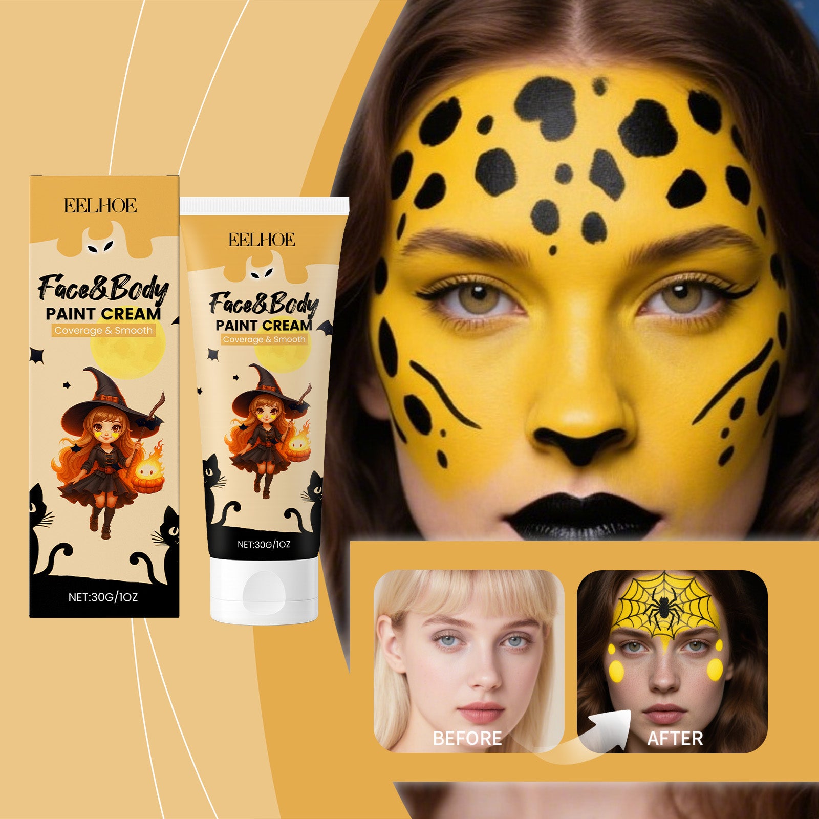 Halloween Face and Body Paint Cream 30g - View 3