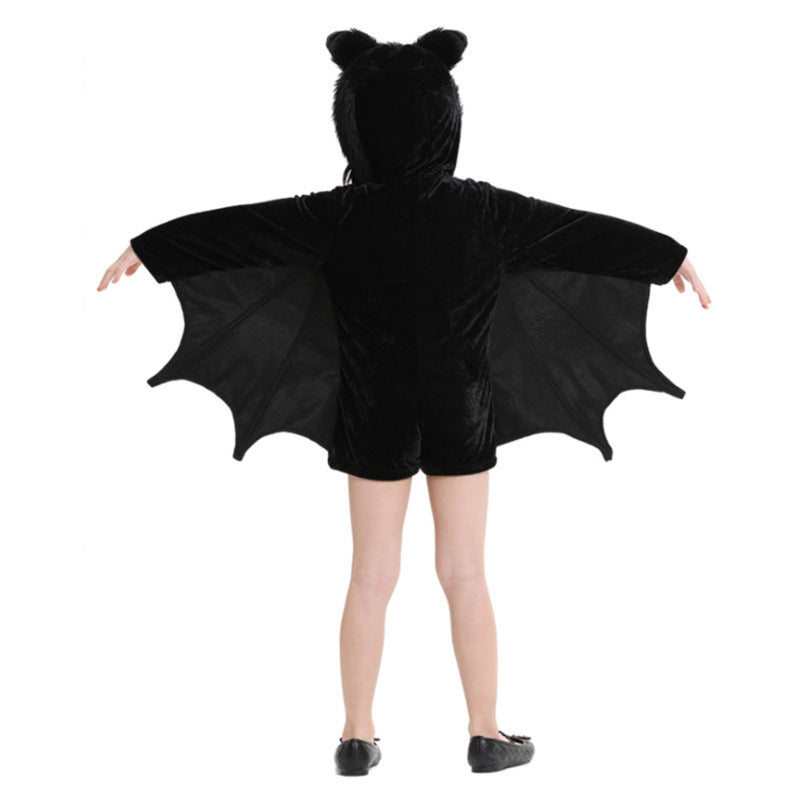 Halloween Kids's Costume Black Bat Cosplay Costumes - Discount Halloween City