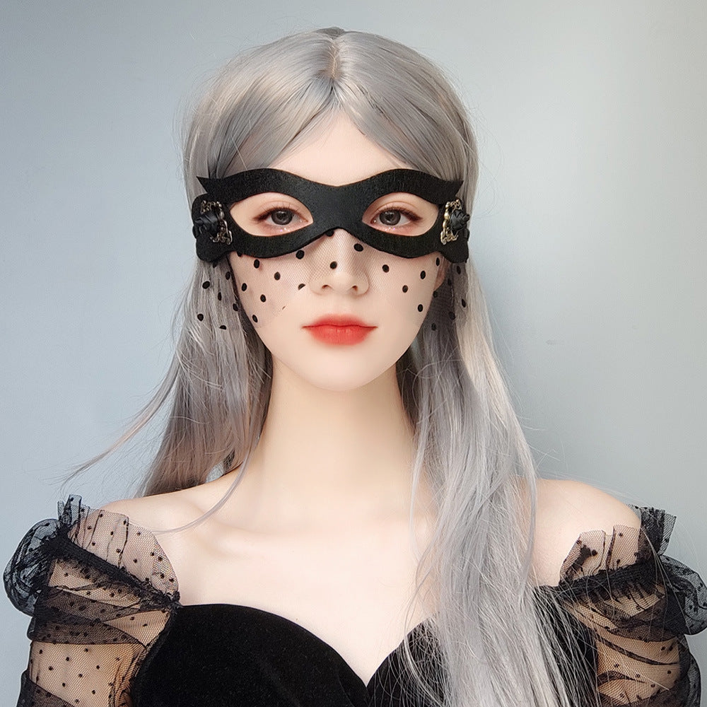 Halloween Masquerade Carnival Party Costume Props Half Face - Discount Halloween City
