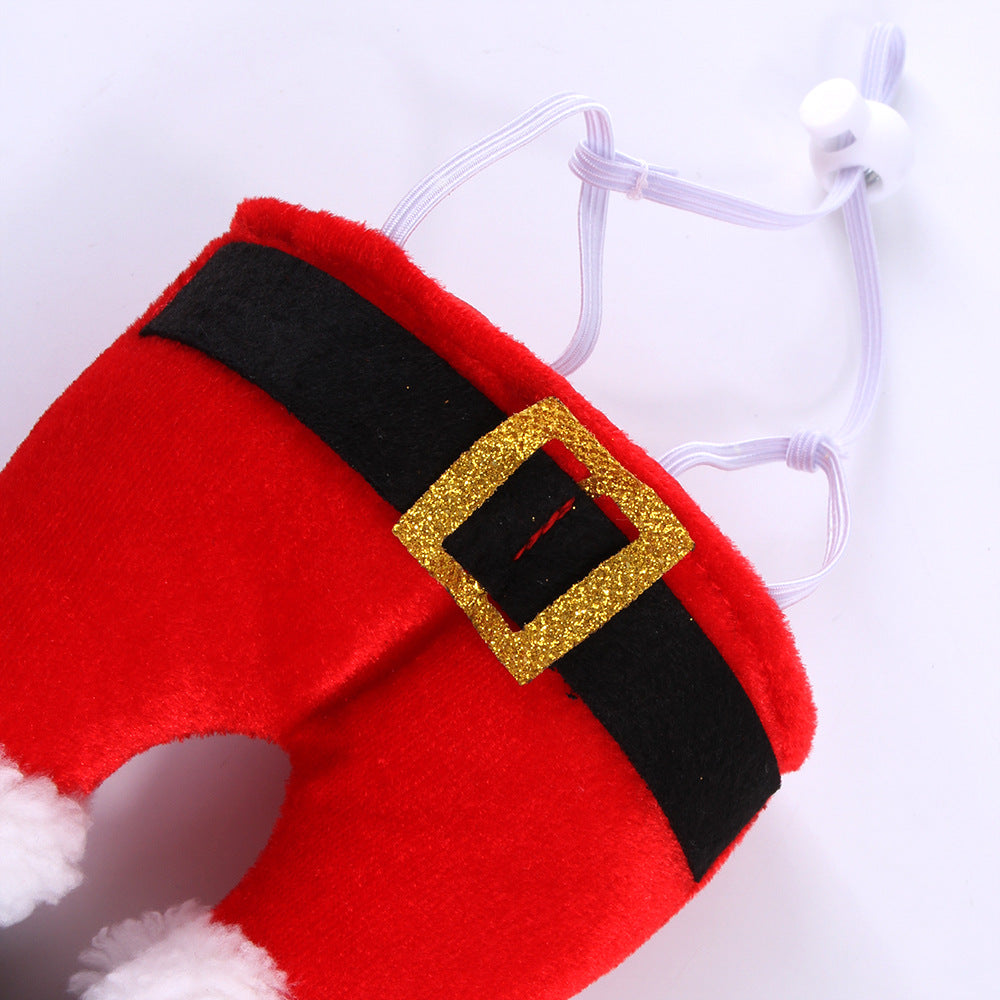 Dog Cat Christmas Costume Christmas Hat for Pet Outfit for - Discount Halloween City