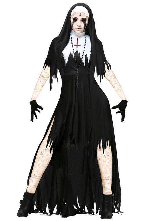 Women's Black Vampire Fantasy Dress Costume
