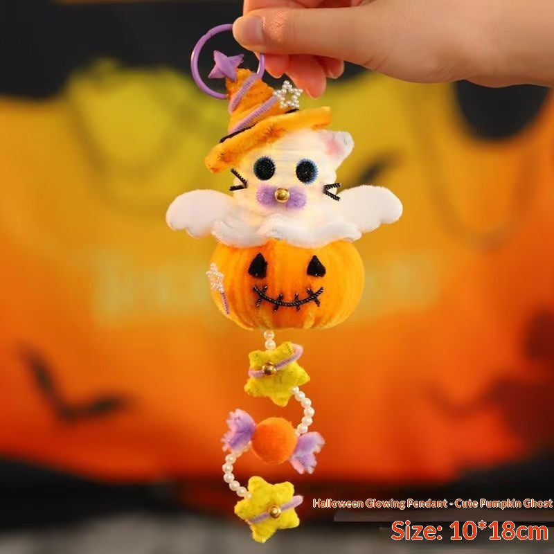 Glowing Pumpkin Pendant Halloween Craft Kit - product image 6