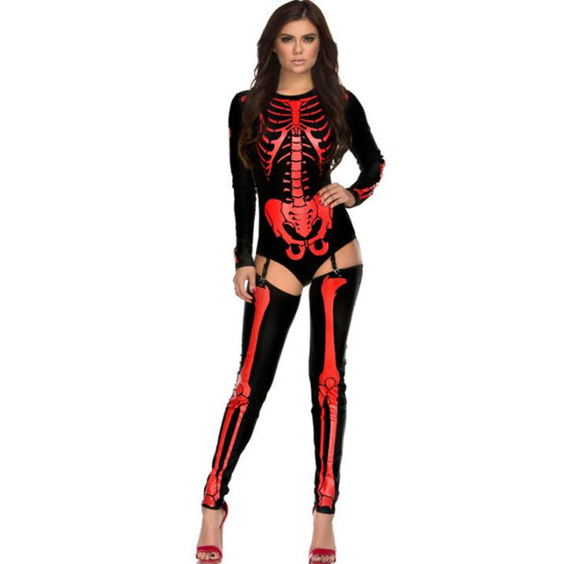 Halloween Costume Skull Zombie Uniform - Discount Halloween City
