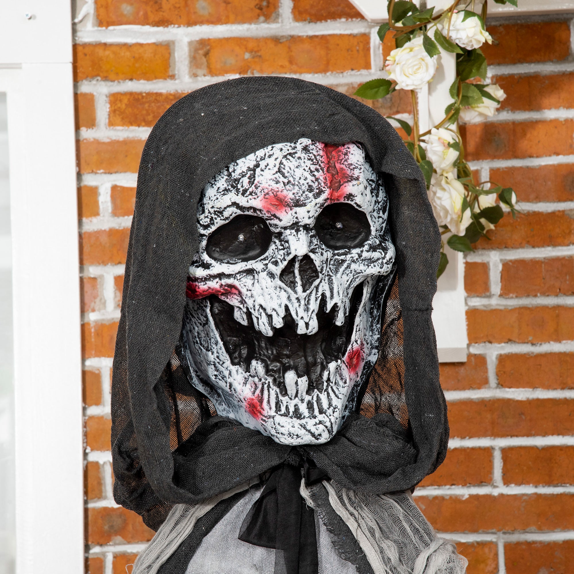74-In Skeleton Witch Animatronic with Light & Sound - product image 8