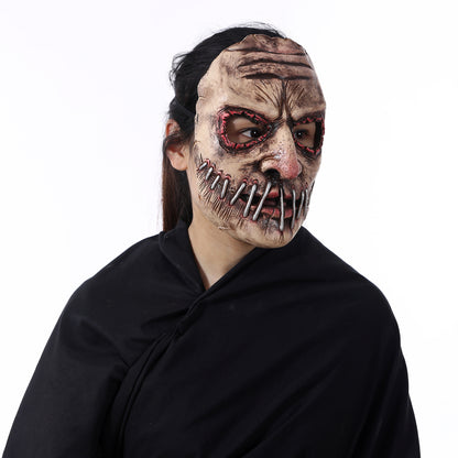 Halloween Party Big Mouth Nail Horror Mask Latex Headgear - Discount Halloween City