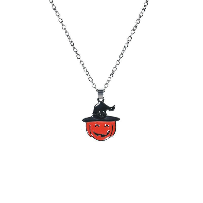 Ghost Halloween Costume Accessories Jewelry Long Necklace - Discount Halloween City