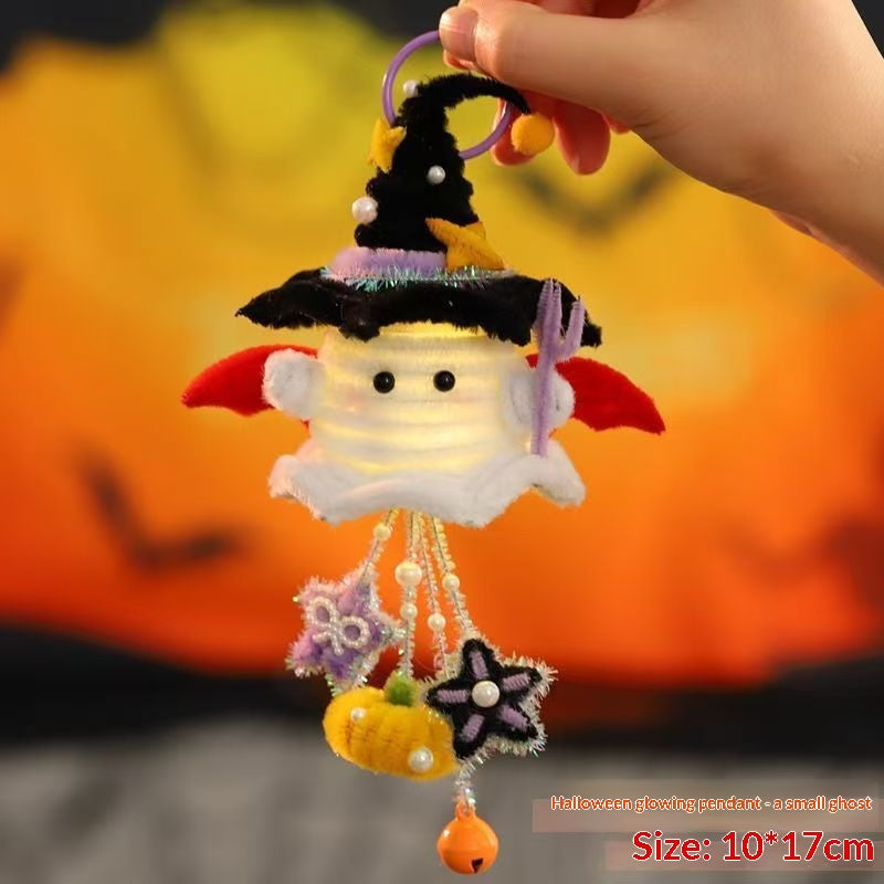 Glowing Pumpkin Pendant Halloween Craft Kit - product image 8
