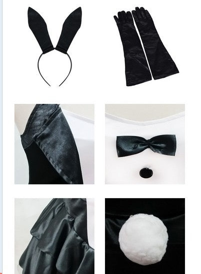 Rabbit Costume Magician Costume Halloween Game Uniform - Costumes
