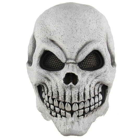 Halloween Face Mask Horror Latex Skull Mask Headgear - Discount Halloween City